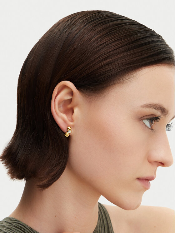 Guess Naušnice Guess JUBE05 189JW Zlatá