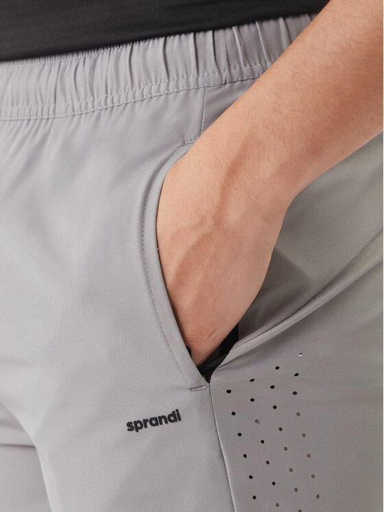 Sprandi Sprandi Pantalones cortos deportivos W126-SIMSH-1029-42X Gris Regular Fit