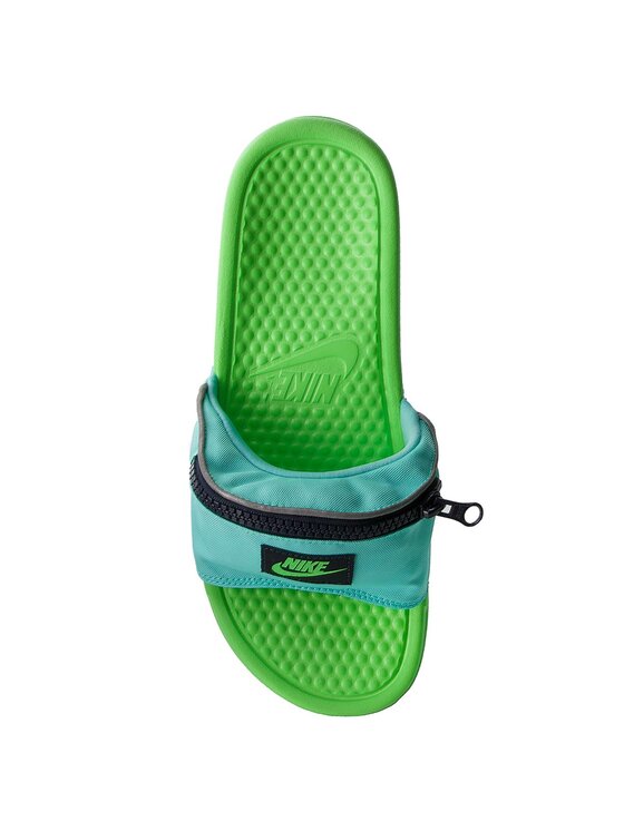 Nike Natikači Nike Benassi Jdi Fanny AO1037 300 Zelena