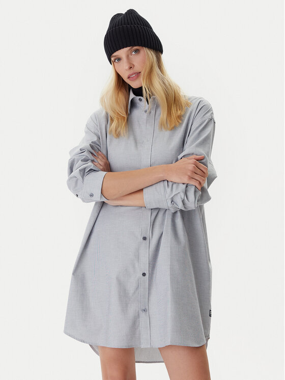 G-STAR G-Star Raw Hemdkleid D26979-C290 Blau Oversize