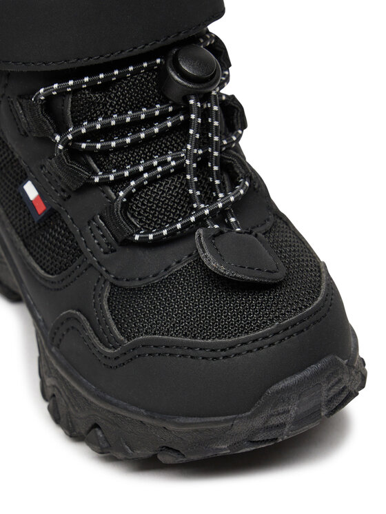 Tommy Hilfiger Škornji za sneg Tommy Hilfiger Fur Boot T1X5-33710-1492 M Črna