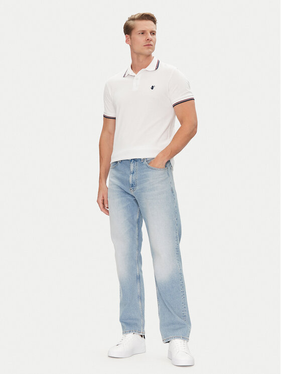 Save The Duck Save The Duck Поло DR0136M BATE20 Білий Regular Fit