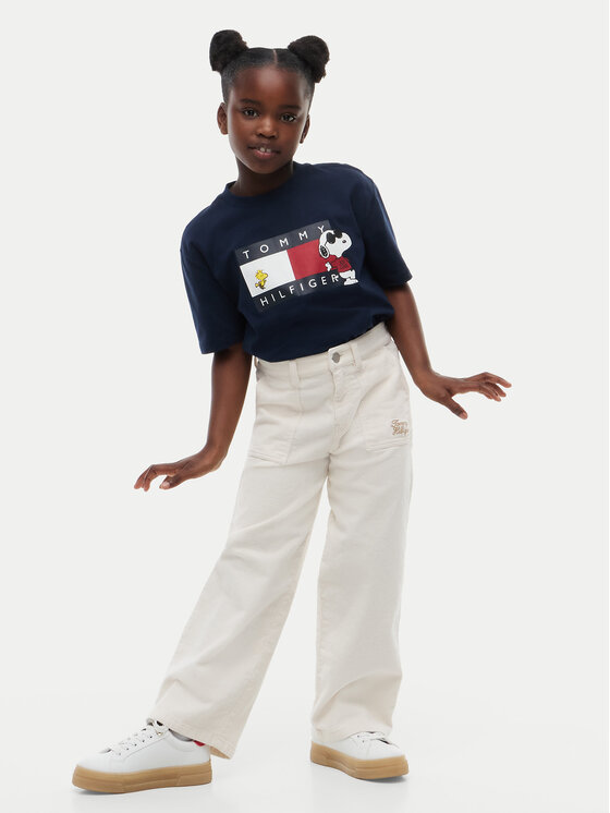 Tommy Hilfiger Tommy Hilfiger Camiseta Peanuts KS0KS00766 Azul marino Regular Fit