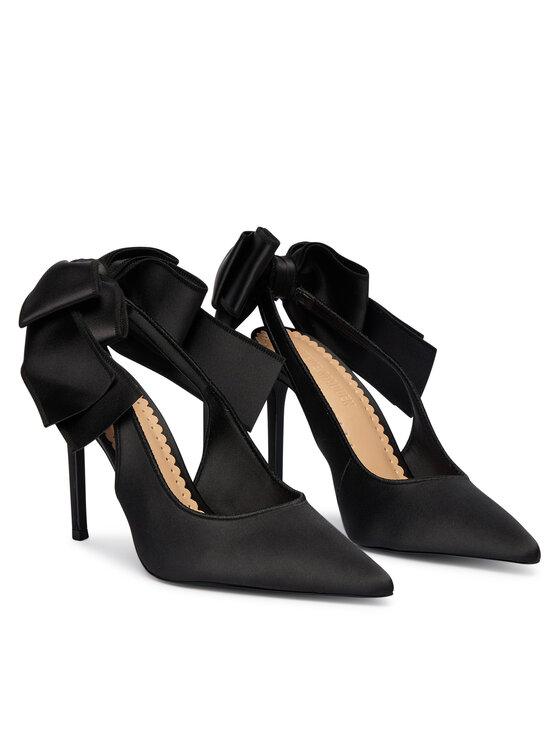 Steve Madden Pantofi cu toc subțire Steve Madden Teacup 11004931 Negru