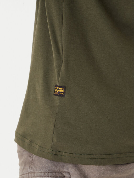 G-STAR G-Star Raw Футболка Finger Print Burger D26041-C506 Темно-зелений Regular Fit