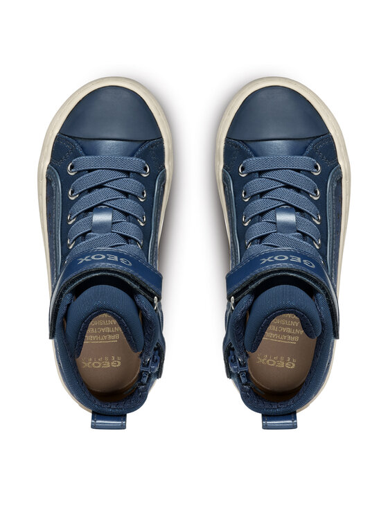 Geox Sneakersy Geox J Kalispera Girl J744GI 0DHAJ C4005 S Tmavomodrá