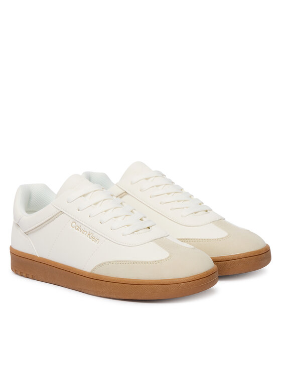 Calvin Klein Snīkeri Calvin Klein Low Cut Lace-Up Sneaker V3X9-83159-1269 D Balts