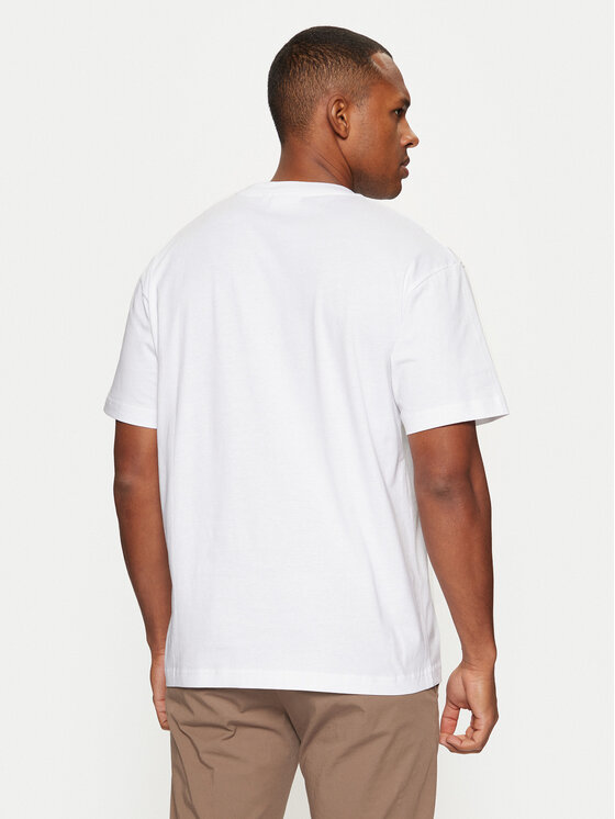 Calvin Klein Calvin Klein Majica Hero K10K111346 Bela Regular Fit