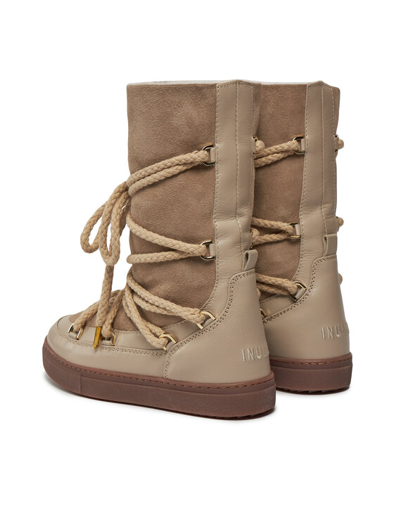 Inuikii Stivali da neve Inuikii Classic High Laced 75107-096 Beige