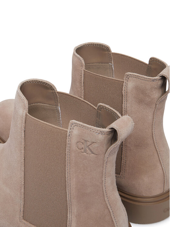 Calvin Klein Bokacsizma Calvin Klein Combat Ess Chelsea Boot Su YM0YM01372 Barna