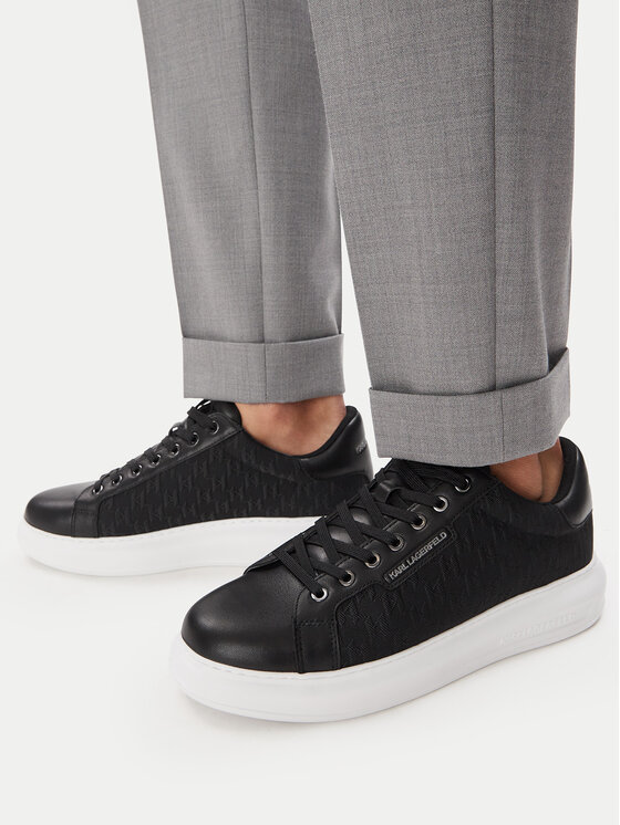 KARL LAGERFELD Sneakersy KARL LAGERFELD KL52519J Czarny