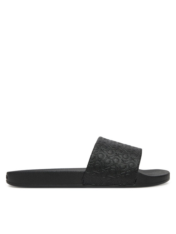 Calvin Klein Чехли Calvin Klein Pool Slide Mono HW0HW02541 Черен