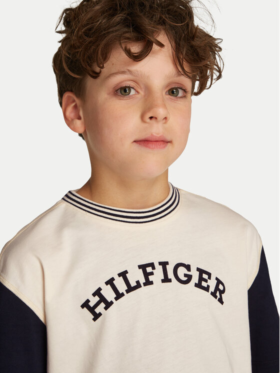 Tommy Hilfiger Tommy Hilfiger Camiseta Monotype Graphic KB0KB09360 Beis Regular Fit