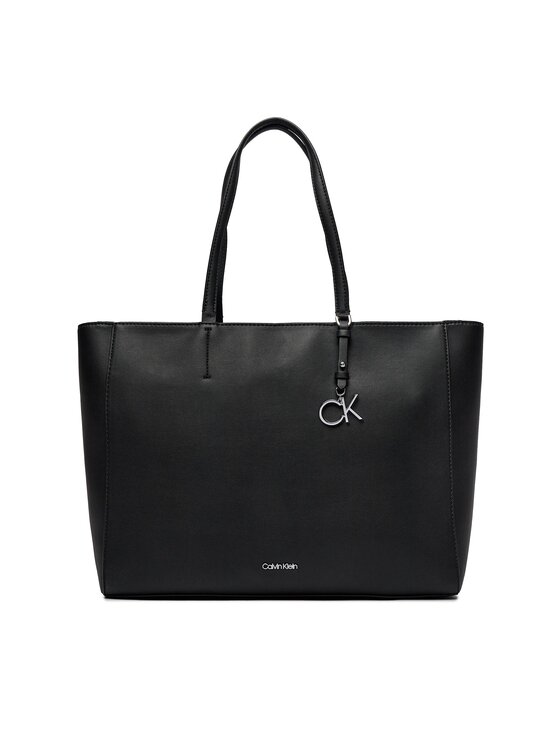 Calvin Klein Дамска чанта Calvin Klein Ck Must Shopper Md K60K610610 Черен