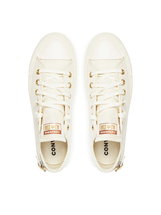 Converse Кеди Converse Chuck Taylor All Star Lift Platform Buckle A11866C Білий