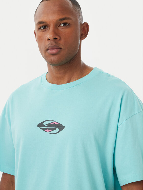 Quiksilver Quiksilver Camiseta Global Heat EQYZT08021 Turquesa Regular Fit
