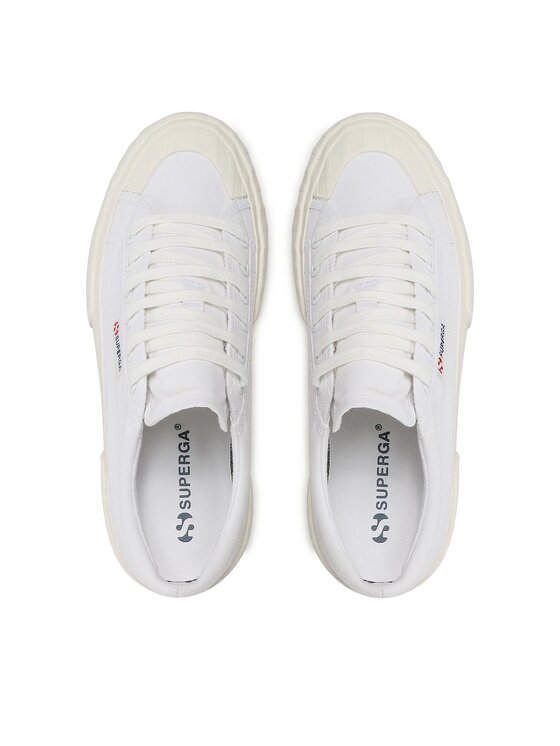 Superga Scarpe da ginnastica Superga Stripe Platform 2631 S5111SW Bianco