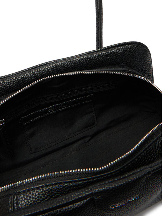 Calvin Klein Táska Calvin Klein Quilted Nylon Ew Satchel LV04F3743G Fekete