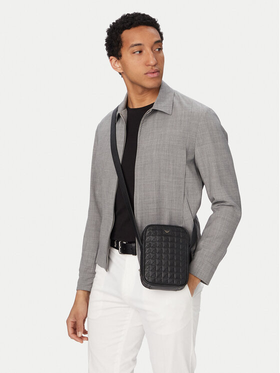 Emporio Armani Плоска сумка Emporio Armani EM001737 AF14774 UC001 Чорний