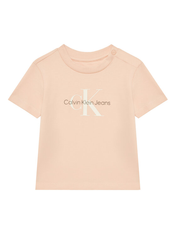 Calvin Klein Jeans Calvin Klein Jeans Póló Monogram IN0IN00001 Rózsaszín Regular Fit