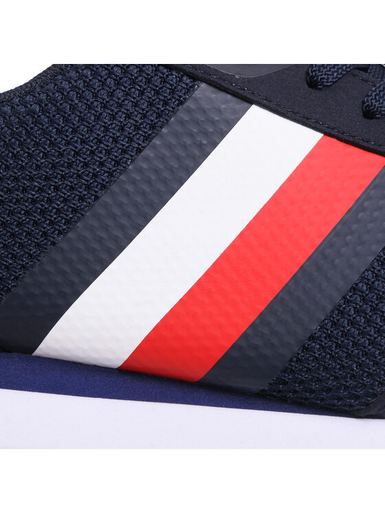 Tommy Hilfiger Zapatillas Tommy Hilfiger Corporate Material Mix Runner FM0FM02688 Azul marino