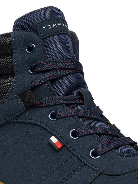 Tommy Hilfiger Trzewiki Tommy Hilfiger T3X5-35292-0316 S Granatowy
