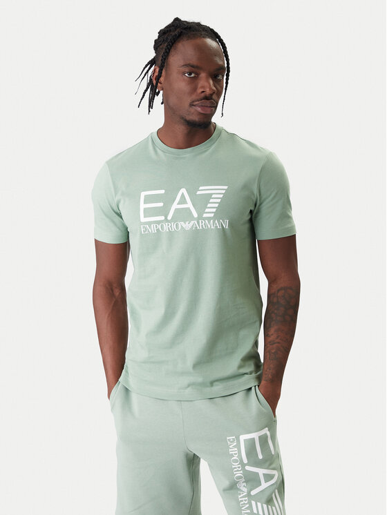 EA7 Emporio Armani EA7 Emporio Armani Camiseta 7M001412 AF22264 U7243 Verde Regular Fit