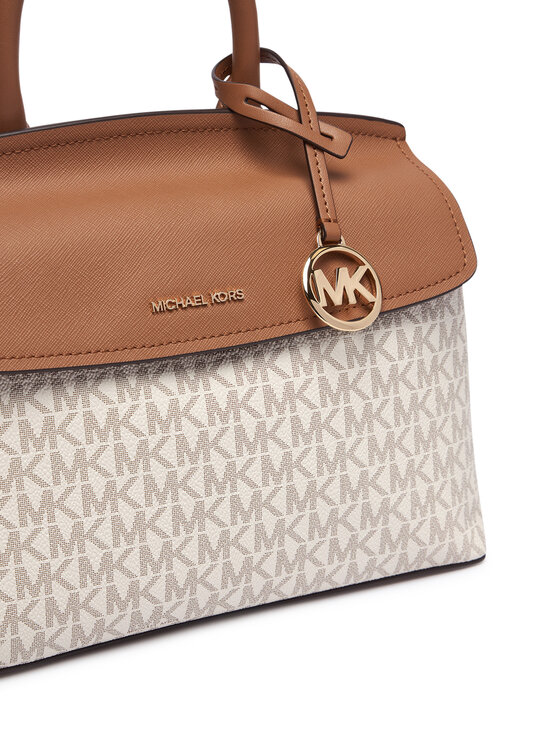 MICHAEL Michael Kors Дамска чанта MICHAEL Michael Kors Landry 30T6GX7S1B Кремав