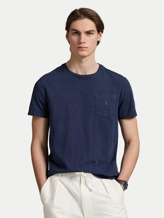 Polo Ralph Lauren Polo Ralph Lauren Marškinėliai 710964511001 Tamsiai mėlyna Regular Fit