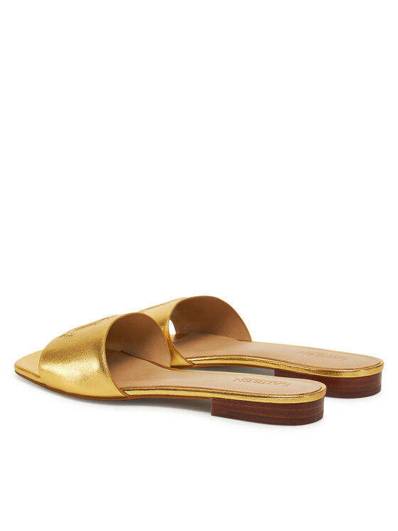 LAUREN RALPH LAUREN Чехли LAUREN RALPH LAUREN 802970531002 Златист
