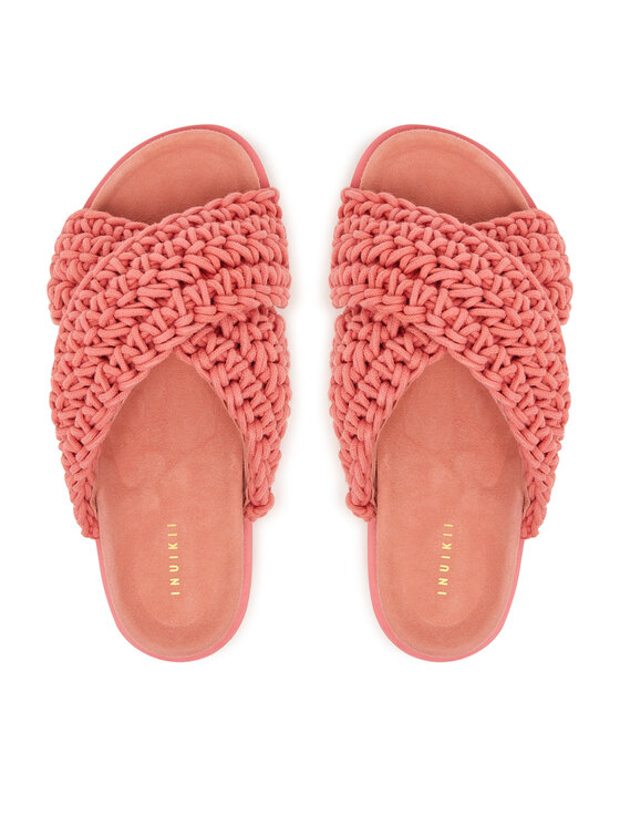 Inuikii Шльопанці Inuikii Woven 1004.003.0062 Рожевий