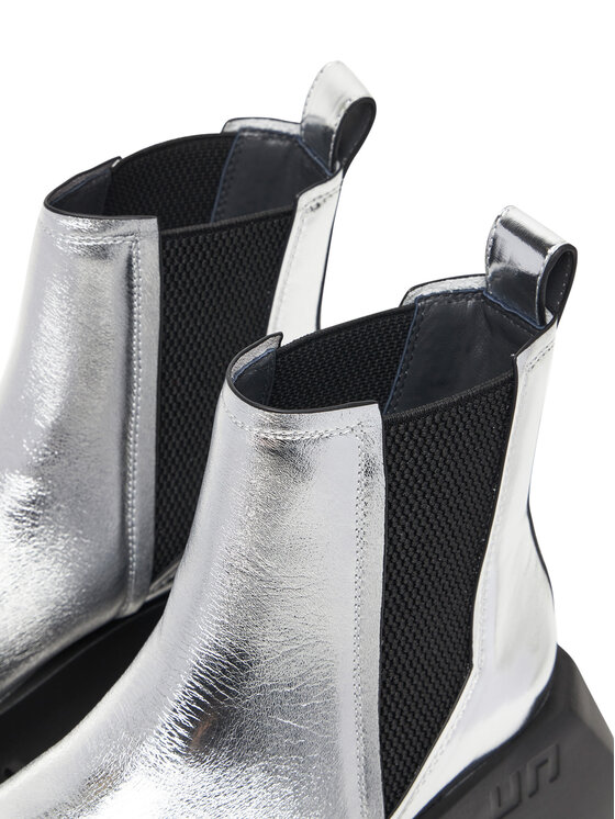 United Nude Členková obuv United Nude Bull Chelsea 1096014116 Strieborná