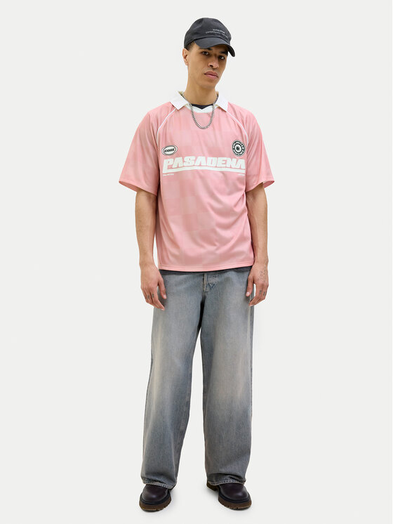 Jack & Jones Jack & Jones Поло Retreat 12277379 Рожевий Loose Fit