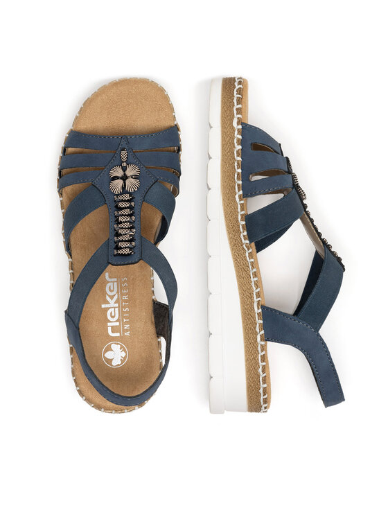 Rieker Sandale Rieker V1206-14 Bleumarin