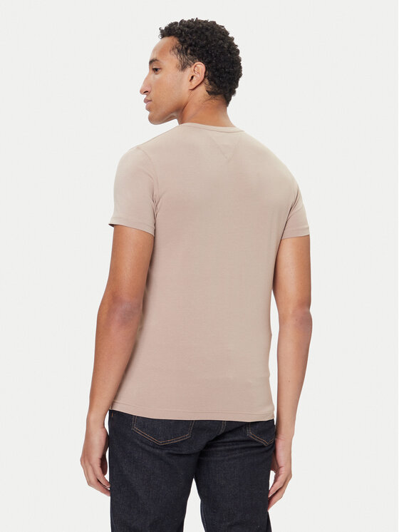 Tommy Hilfiger Tommy Hilfiger Camiseta MW0MW10800 Beis Slim Fit
