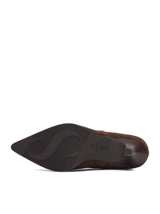 Simple Botine Simple EO-GL879-6-780-4 Maro închis