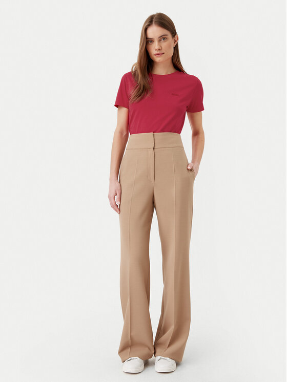 BOSS BOSS Marškinėliai C_Esogo_1 50506973 Rožinė Slim Fit