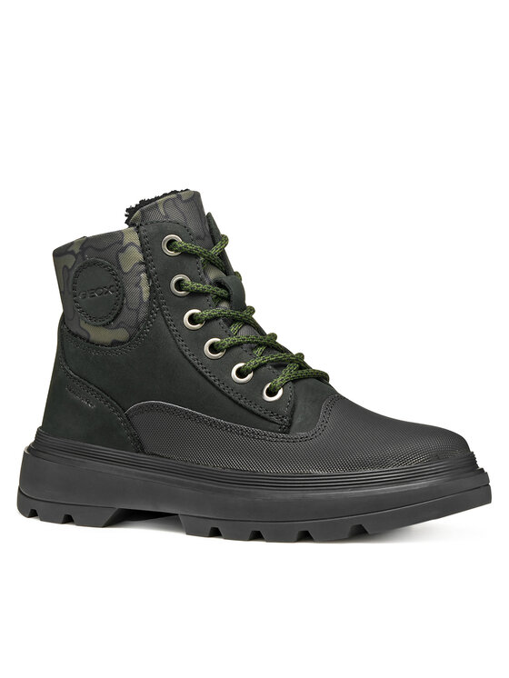 Geox Gležnjarji Geox J Kiddartah Wpf J56MLB 032MN C0033 D Črna
