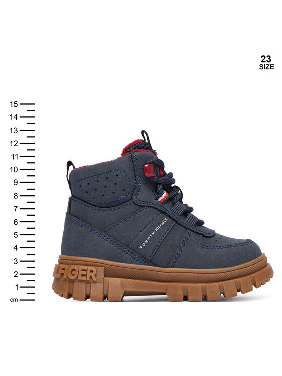 Tommy Hilfiger Зимни обувки Tommy Hilfiger T1X5-34127-1696800 Тъмносин