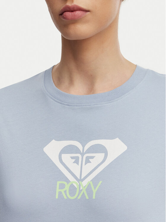 Roxy Roxy Camiseta Ocean Road Art ERJZT06015 Celeste Regular Fit