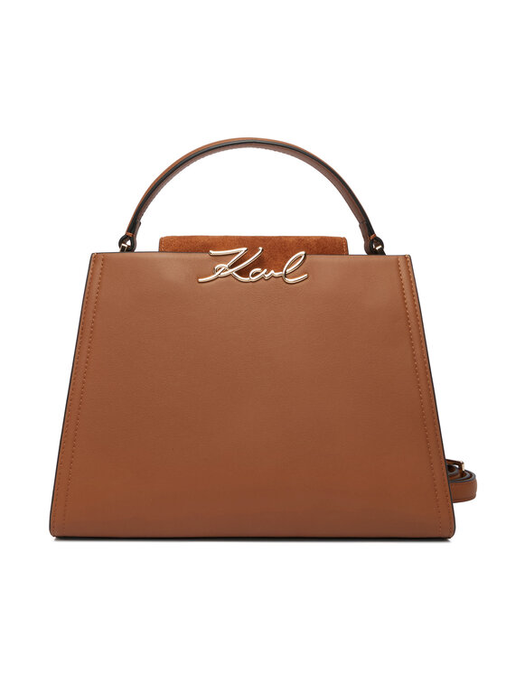 KARL LAGERFELD Ročna torba KARL LAGERFELD B1W30061 Rjava