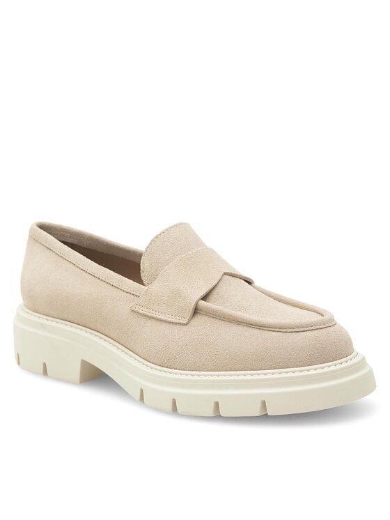 GINO ROSSI Loafersy Gino Rossi GRACE-E24-26372LM Béžová