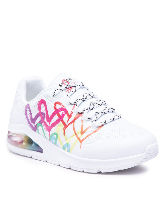 Skechers Снікерcи Skechers Uno 2 Floating Love 155521/WHT Білий