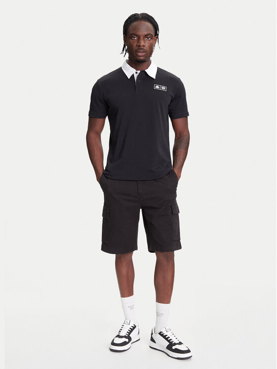 Kappa Kappa Поло Authentic Nilde 351R2IW Чорний Regular Fit