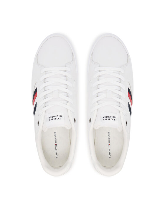 Tommy Hilfiger Сникърси Tommy Hilfiger Icon Court Stripes FM0FM05628 Бял