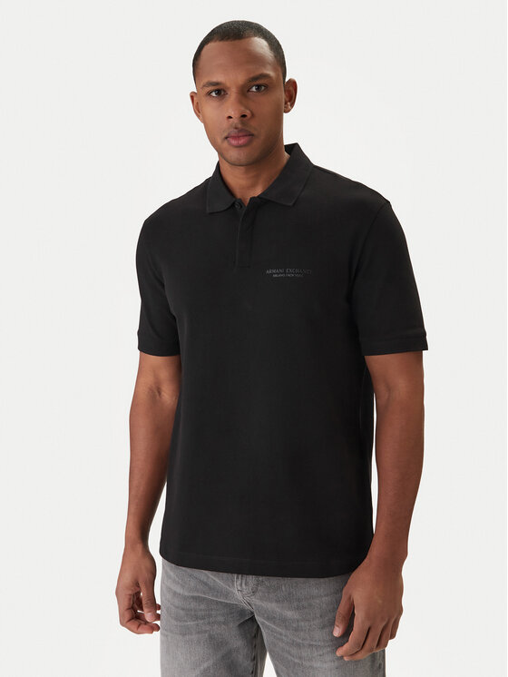 Armani Exchange Armani Exchange Polo XM001286 AF10366 UC001 Negro Regular Fit
