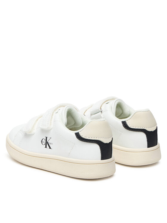 Calvin Klein Laisvalaikio batai Calvin Klein Low Cut Velcro Sneaker V1X9-83440-1355 M Balta