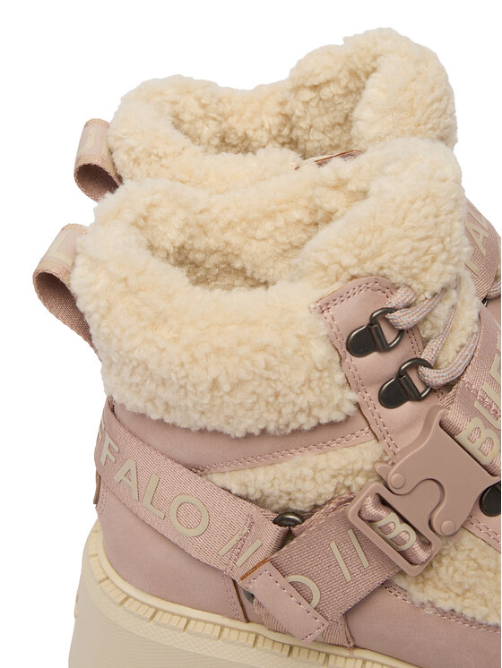 Buffalo Trapper stila apavi Buffalo Aspen Com Mid Warm 18591 Gaiši rozā