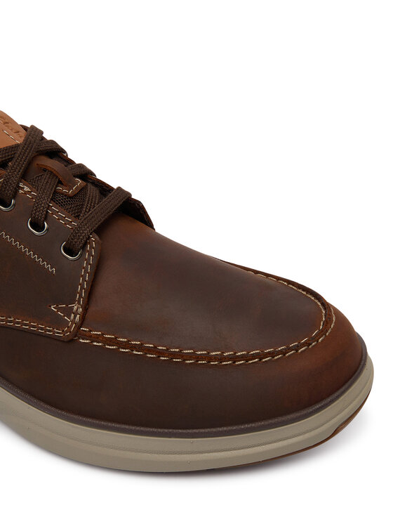 Clarks Туфлі Clarks Mullan Moc 26184427 Коричневий