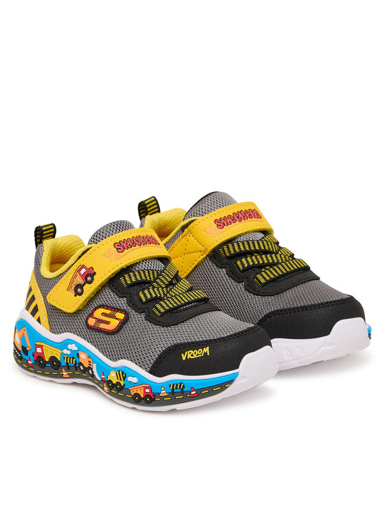 Skechers Снікерcи Skechers Play Scene 407312N/BKYL Сірий